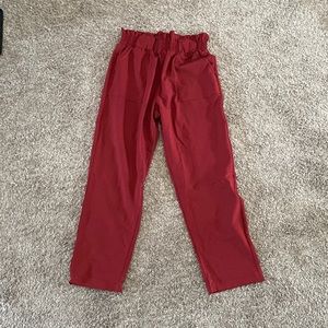 COPY - Womens cinched waste, front pocket, size L casual pants, new with tag!